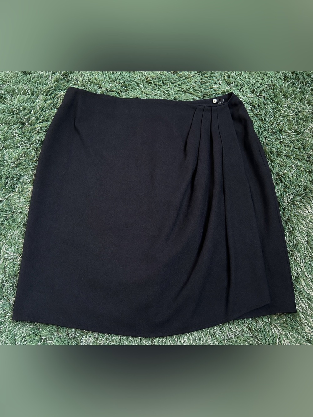 3/$25 ✨ Tamari 100% Wool Black Pencil Skirt Sz 14 Career Dark Academia